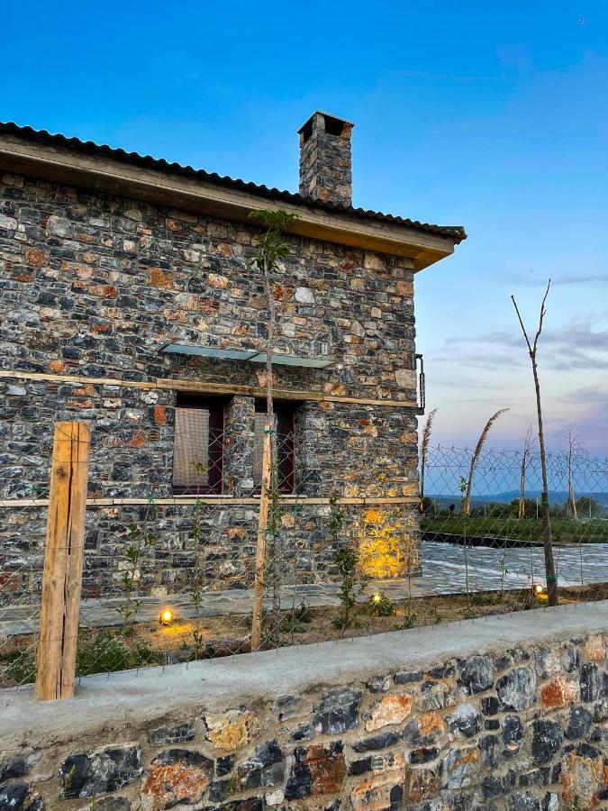 Modern Stone Villas With Swimming Pool Aliveri Eksteriør bilde