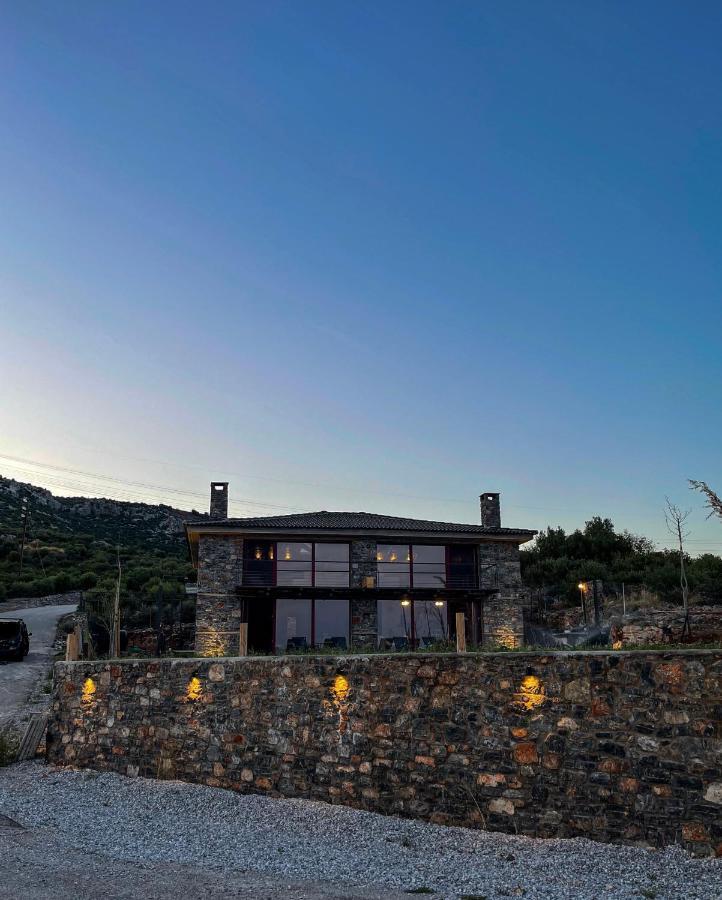 Modern Stone Villas With Swimming Pool Aliveri Eksteriør bilde